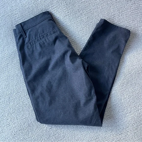 AG JEANS LOS ANGELES women’s work cropped pants grey navy 26 - Picture 3 of 10